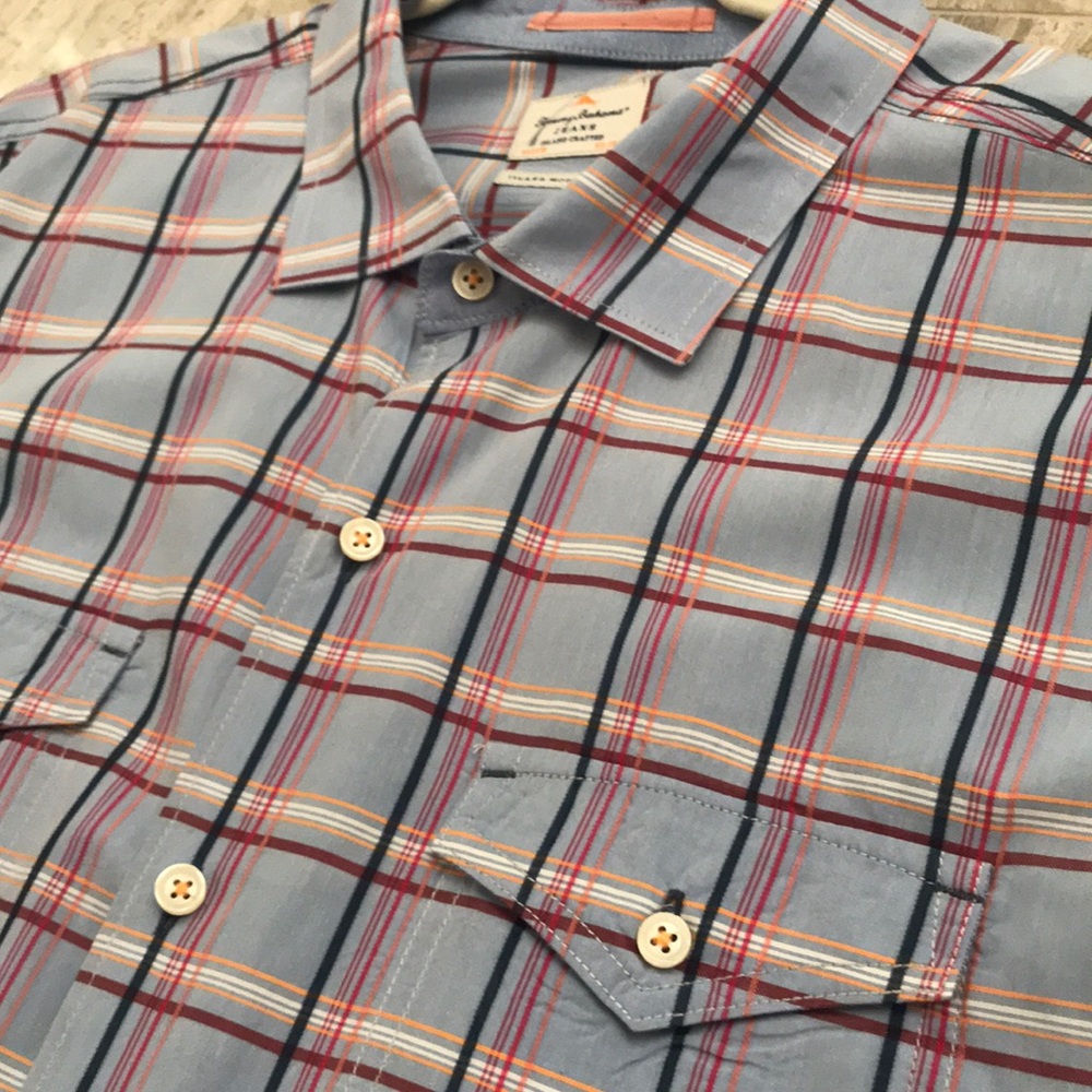 Tommy Bahama long sleeve button up shirt.